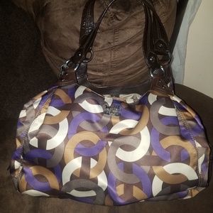 Coach maggie chainlink hobo